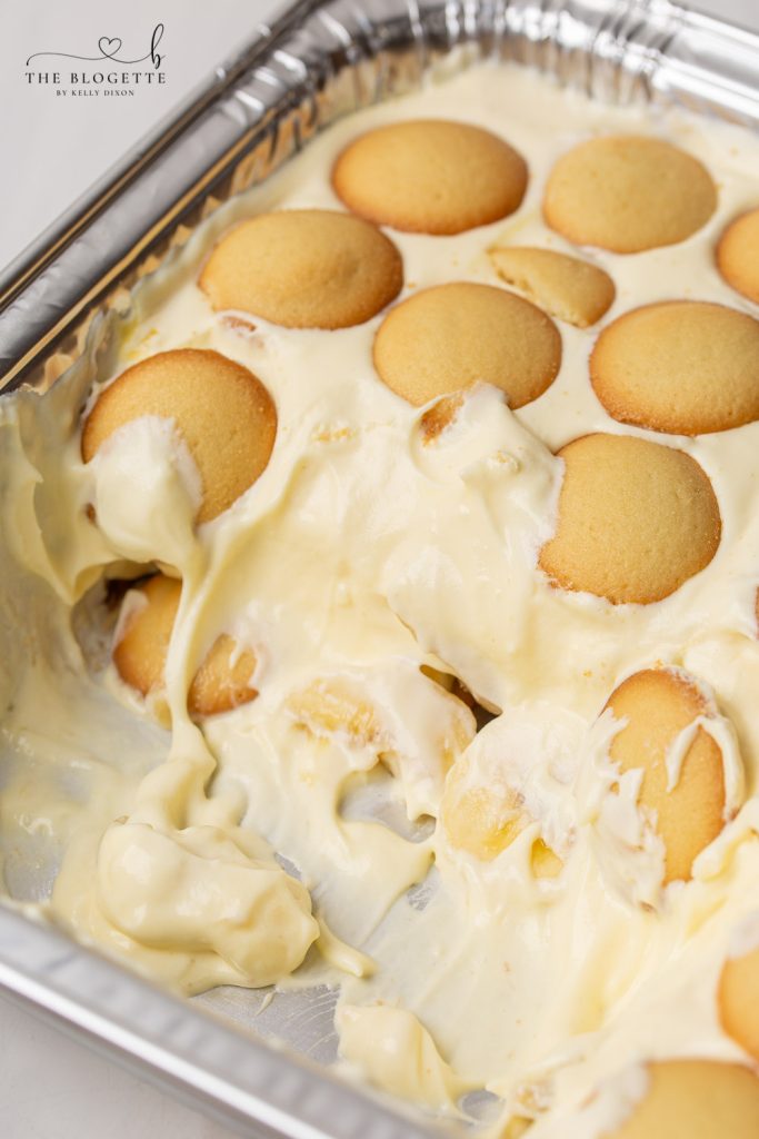 This Banana Pudding recipe is a no-bake dessert that is filled with creamy French pudding, sliced bananas, and vanilla wafers. 