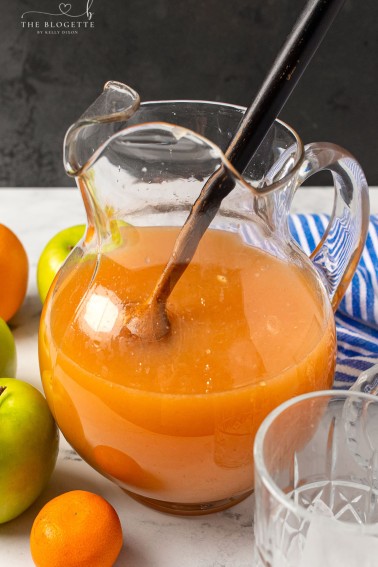 A fun Morning Punch is a perfect way to kick of a special day. This drink is easy to prepare and everyone loves it!