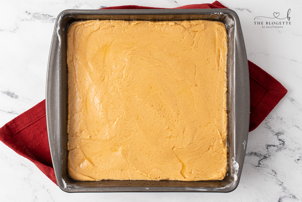 Fudge cooling in a square dish