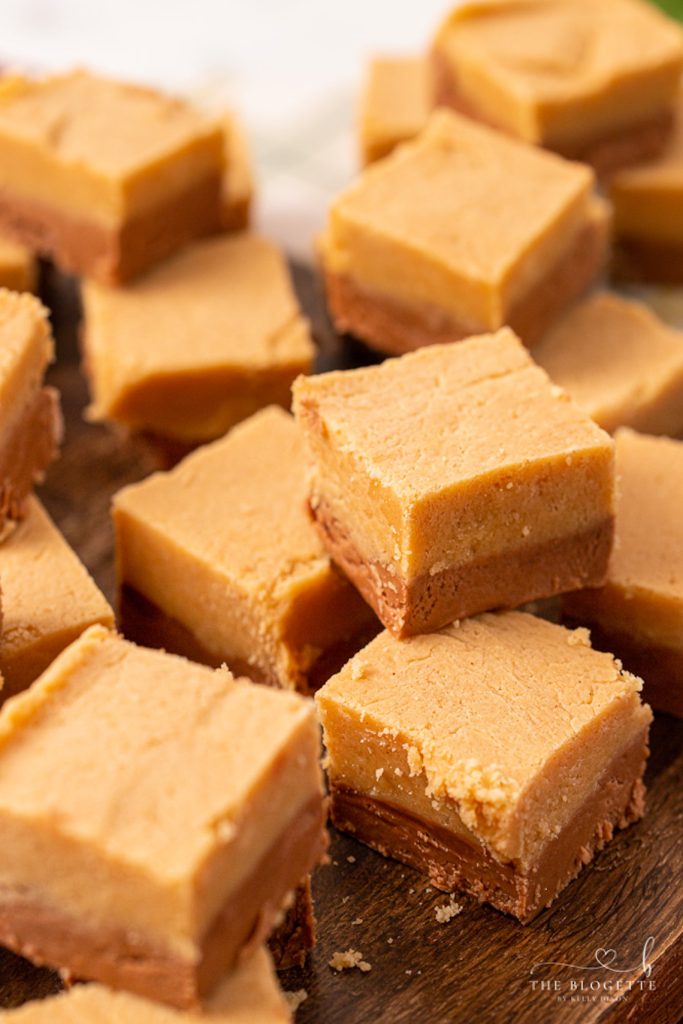 Chocolate Peanut Butter Fudge is a classic recipe that you simply need to have in your back pocket. EVERYONE loves chocolate and peanut butter together, so making it into a beautiful fudge elevates this vintage treat!