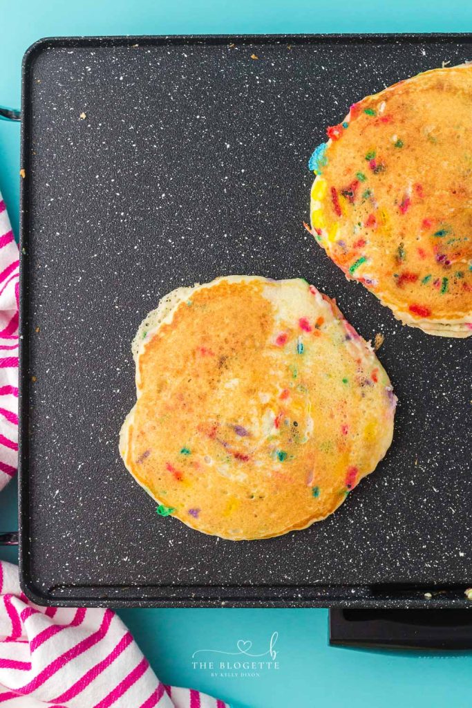 Pancakes with sprinkles