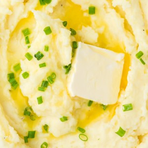Cream Cheese Mashed Potatoes - Thick and creamy homemade mashed potatoes. Great as a side dish and an absolute staple recipe for the holidays!