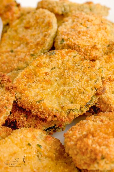 Air Fryer Fried Pickles: A delicious and easy recipe for crispy dill pickle chips cooked to perfection in the air fryer.