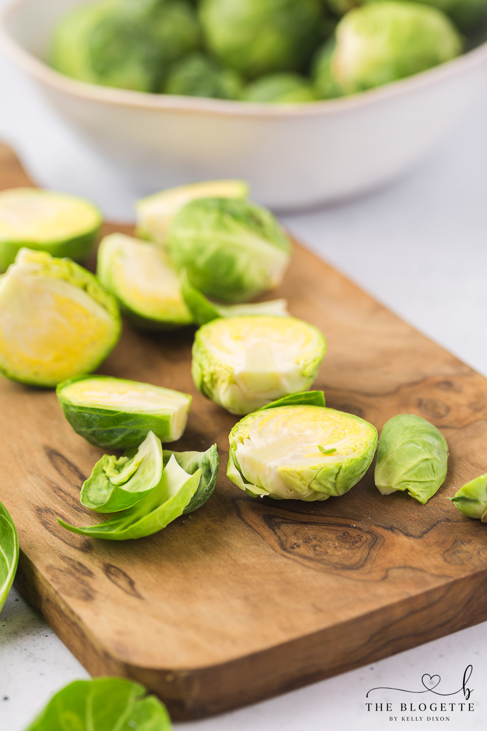 How to trim Brussels sprouts