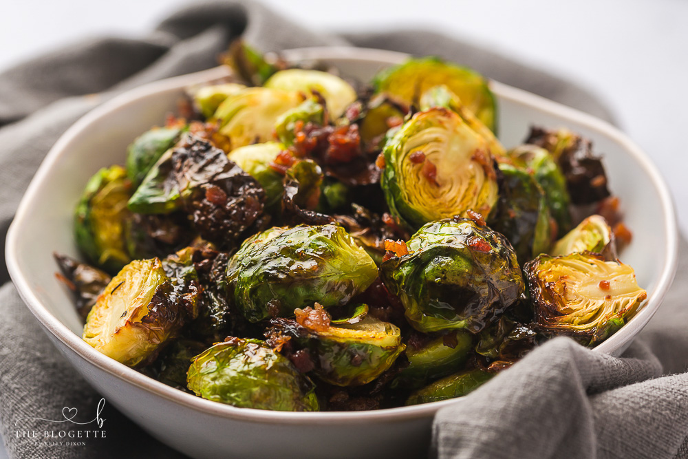 Bacon Brussels Sprouts are a delicious and flavorful dish that combines Brussels sprouts with sweet honey and savory bacon.