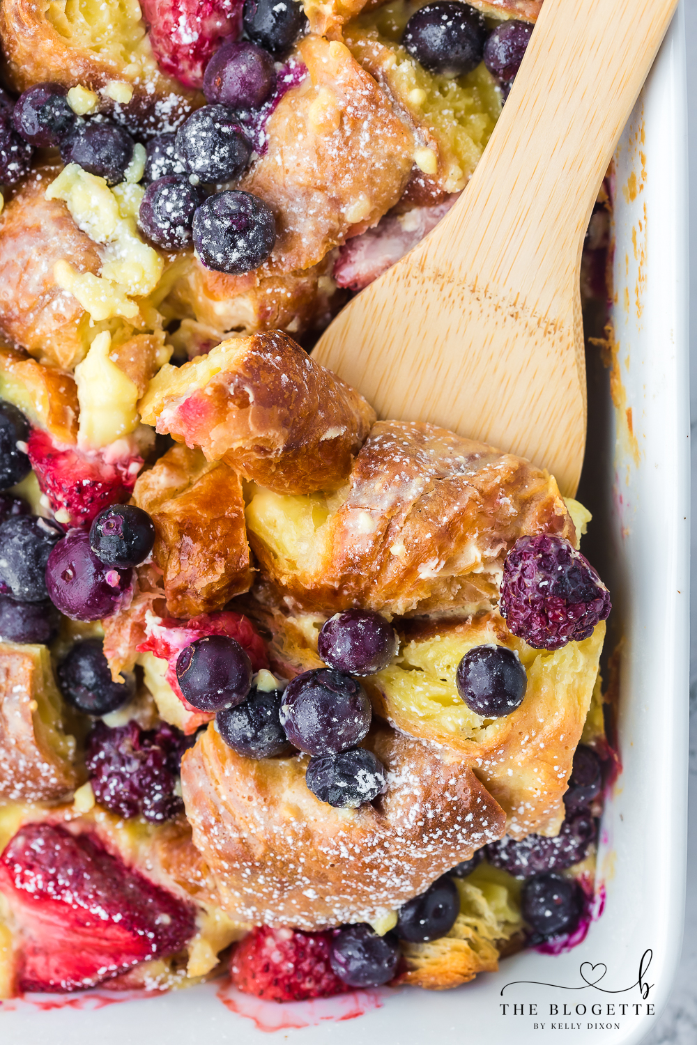 Make-ahead Berry Croissant Bake recipe is perfect for a weekend brunch or special occasion breakfast.