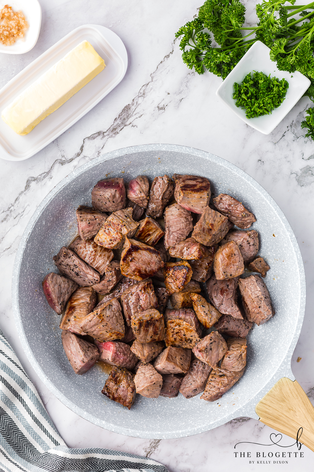 How to cook steak cubes
