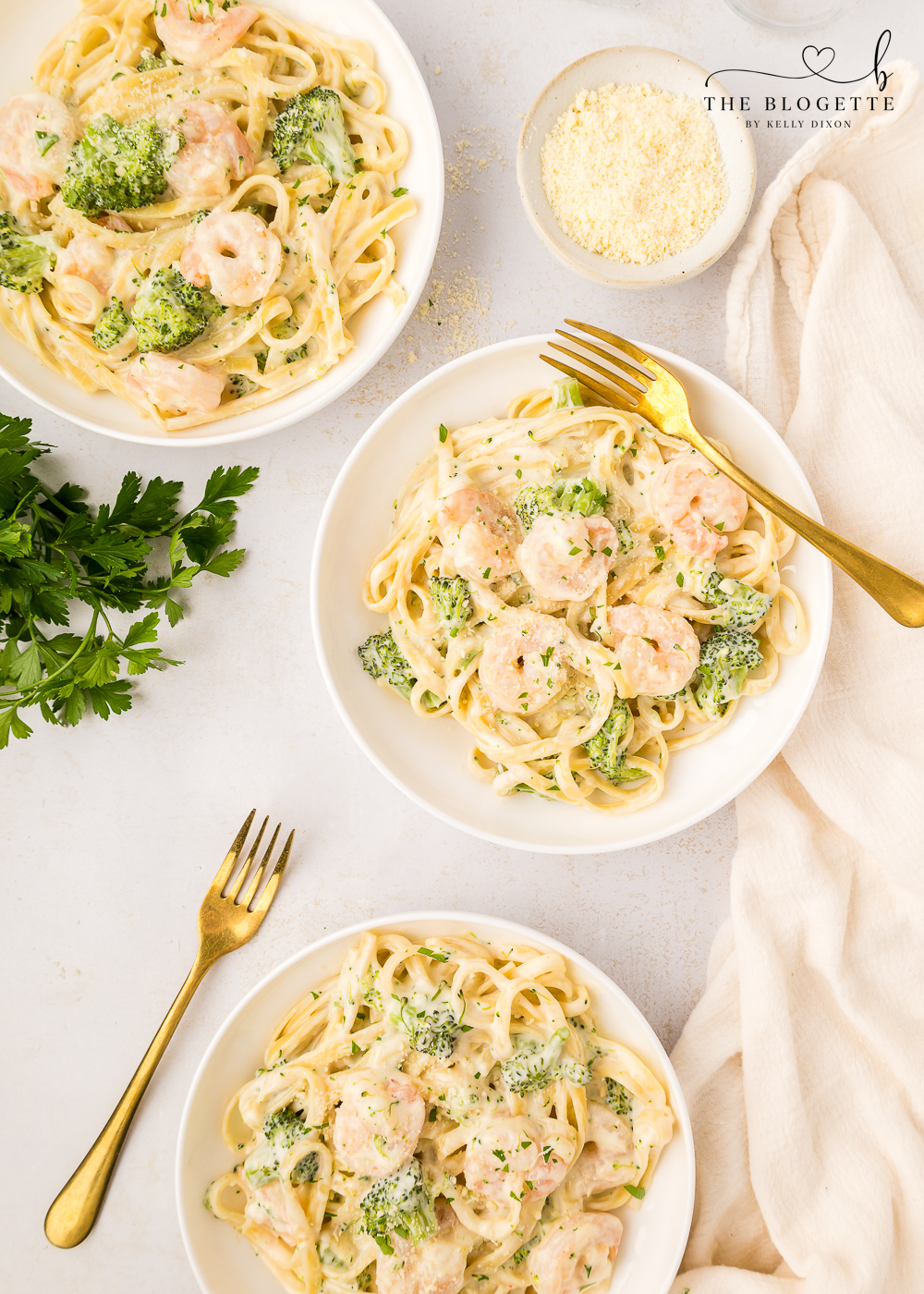 Shrimp Alfredo - done in less than 30 minutes!