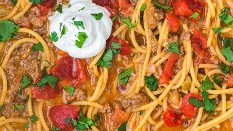 カズハ B&N spaghetti アメリカ us トレカ Taco Spaghetti - Easy One-Pot Recipe!
