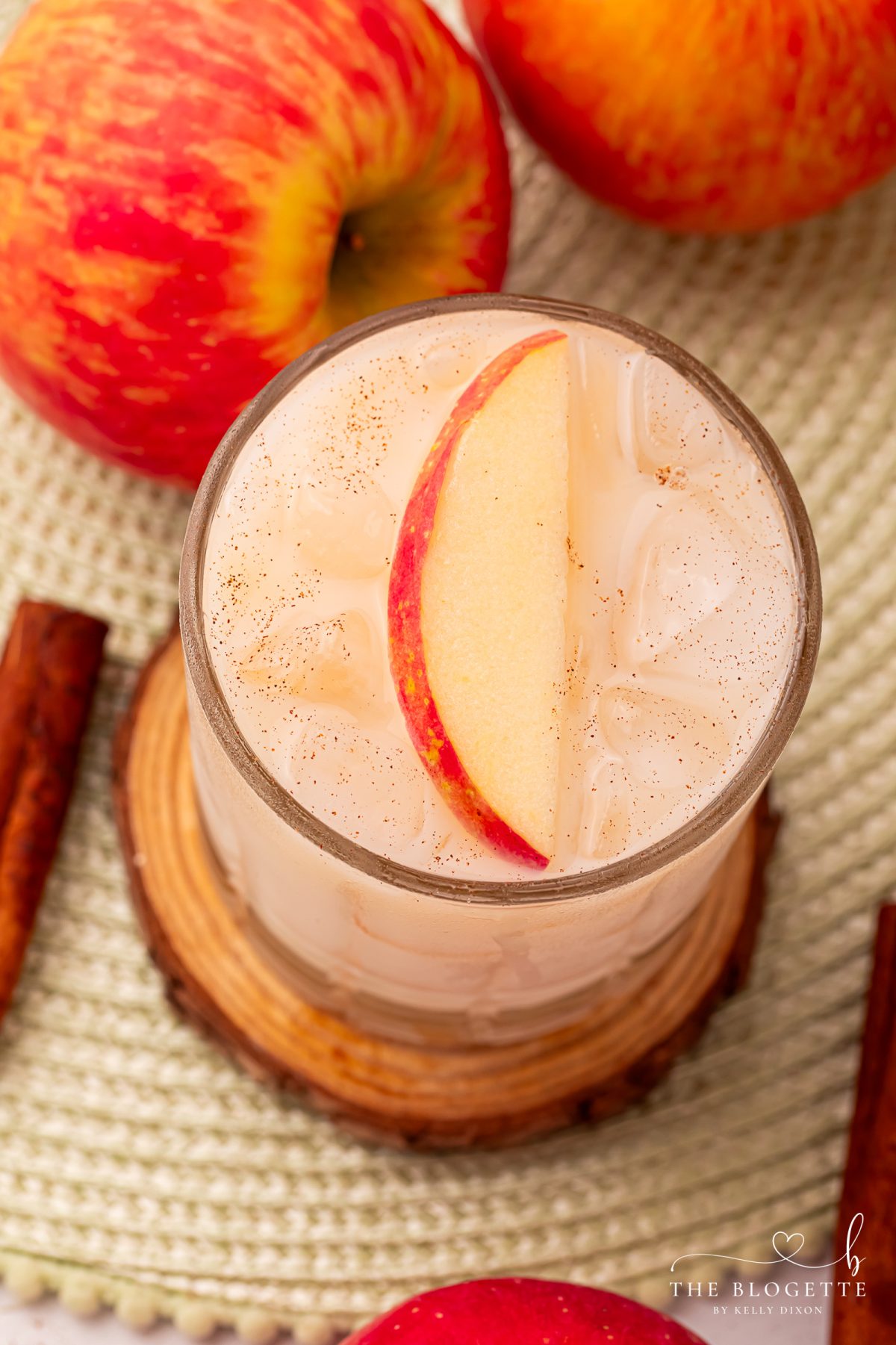Creamy, cozy, and perfect for fall and winter! This easy RumChata Apple Pie Cocktail is made with RumChata, spiced rum, and apple cider. A delicious holiday drink for Thanksgiving, Christmas, and winter gatherings.