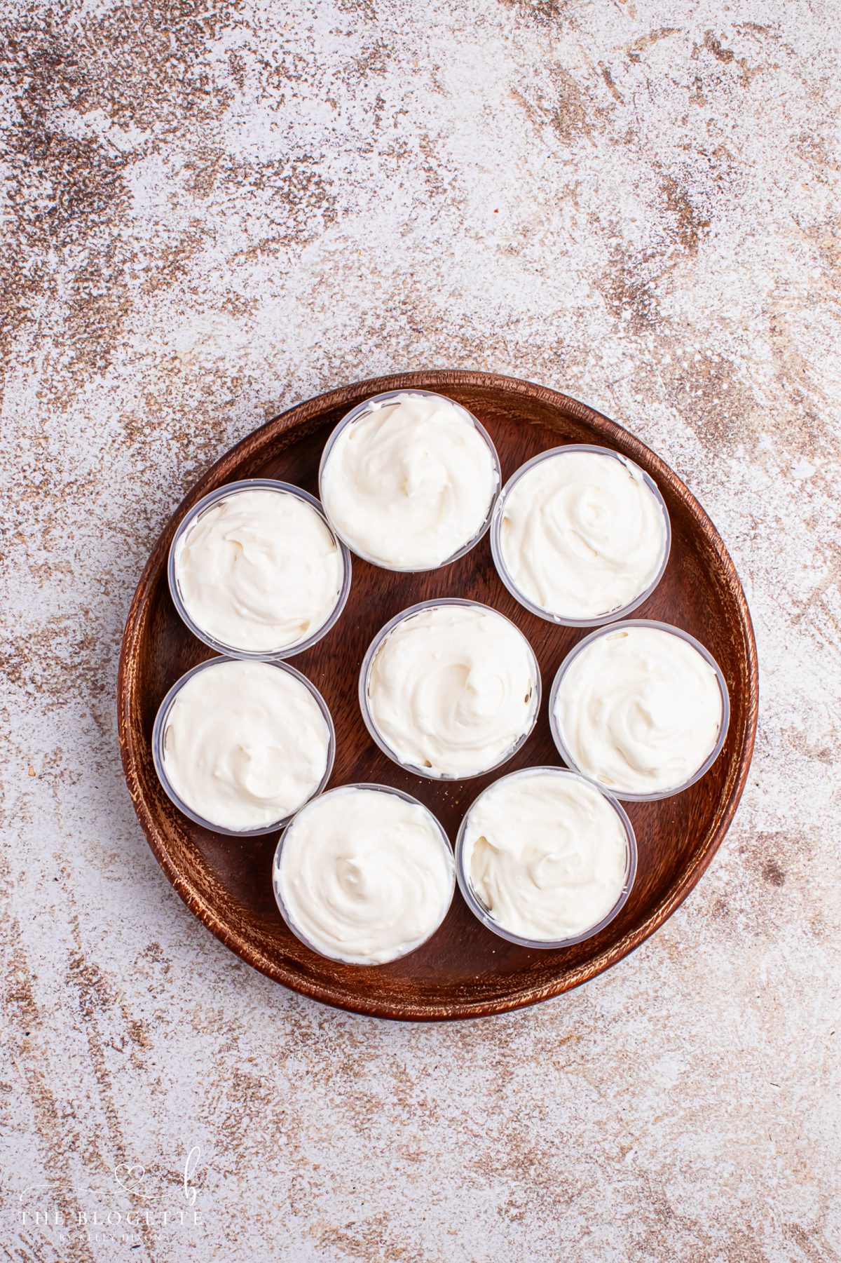 Spoon the cheesecake filling over the crumbs