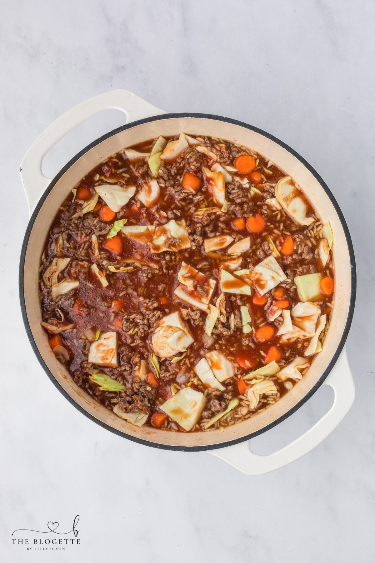 Add the Soup Ingredients and Simmer