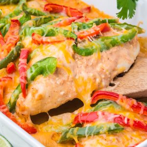 Chicken Fajita - An easy 30-minute baked dinner that’s low carb, family friendly, and perfect for busy weeknights.