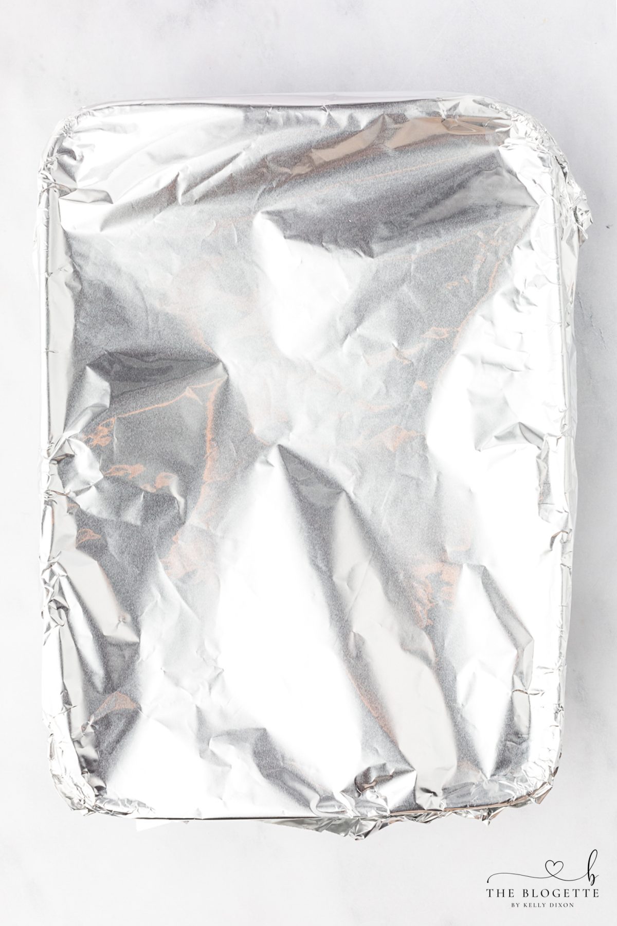 Cover with foil