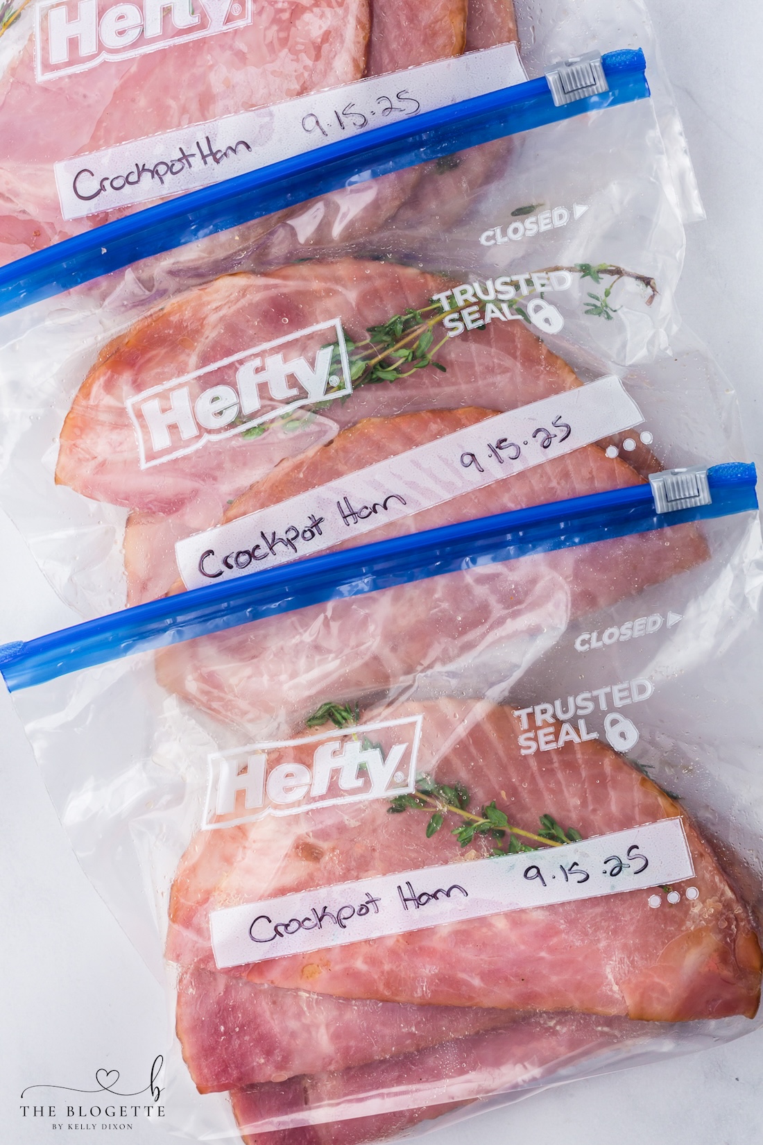 Crock Pot Ham in the Freezer