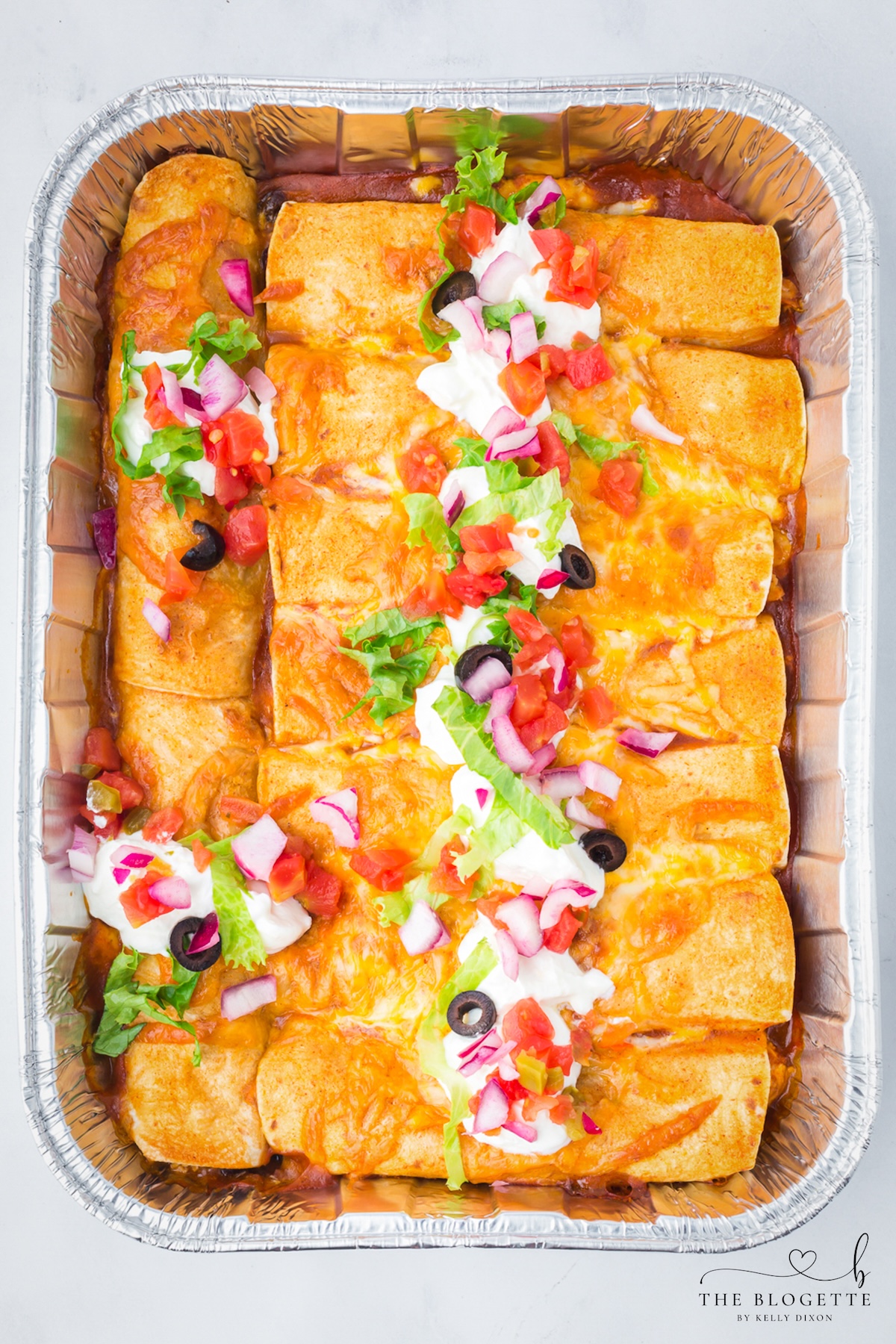 Crock Pot Freezer Chicken Enchiladas