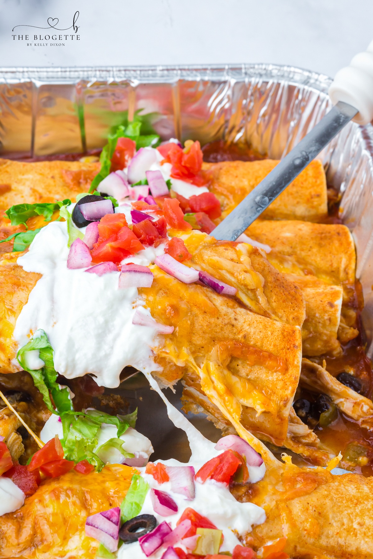 Freezer Chicken Enchiladas
