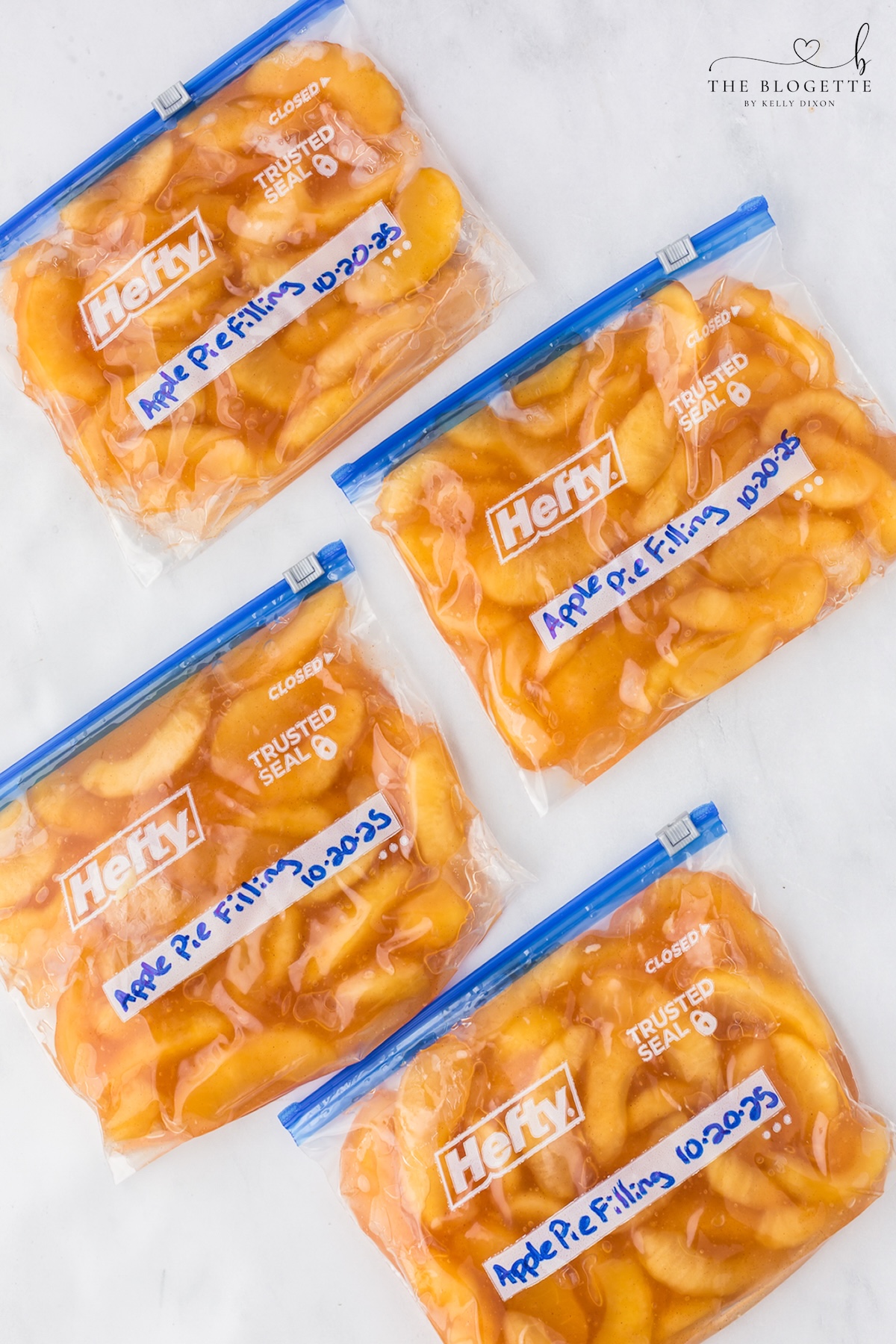 How to Store Make-Ahead Apple Pie Filling